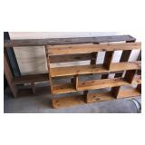 2 Wooden Shelves