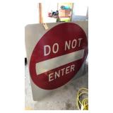 Do Not Enter Metal Road Sign Do Not Enter Metal Road Sign