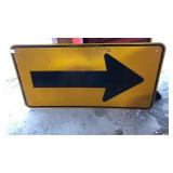 Arrow Metal Road Sign