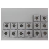 14 Buffalo Nickels