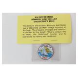 2001 Kennedy Half Dollar W/ Statehood Image 2001 Kennedy Half Dollar W/ Statehood Image