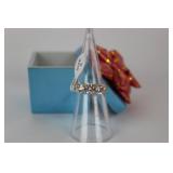Gold Colored Size 8 Ring with Gift Box Gold Colored Size 8 Ring with Gift Box