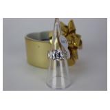 Gold Colored Size 7 Ring with Gift Box