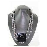 Freash Water Pearl Necklace with Matching Earrings