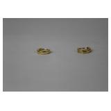 Gold Plated Small Baby Sterling Silver Earrings