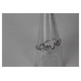 Solid "LOVE" Sterling Silver Size Ring Solid "LOVE" Sterling Silver Size Ring