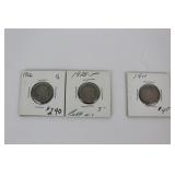 2 Buffalo Nickels and 1 V Nickel 2 Buffalo Nickels and 1 V Nickel