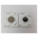 2 Foreign Coins 2 Foreign Coins