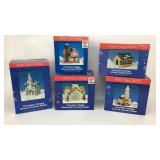 5- Porcelain Village Candle Holder 5- Porcelain Village Candle Holder
