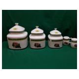 John Deere Canister Set & Salt & Pepper Shakers John Deere Canister Set & Salt & Pepper Shakers