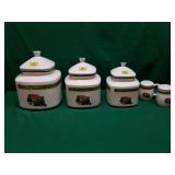 John Deere Canister Set & Salt & Pepper Shakers