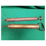 2 Brass Air Pumps 2 Brass Air Pumps