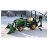 John Deere 2320 Compact Tractor W/ Backhoe (Nice) John Deere 2320 Compact Tractor W/ Backhoe (Nice)