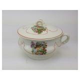 Victorian Chamber Pot with Cover Victorian Chamber Pot with Cover