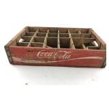 Coca-Cola advertising wood crate