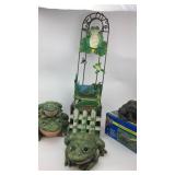 Frog Lawn Decorations &Frog Sprinkler Frog Lawn Decorations &Frog Sprinkler