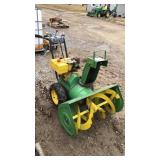 John Deere Model 1032 Snow Blower W/Chains