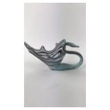 Glass Swirl Swan