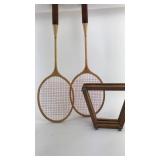 Vintage Spaulding Badminton Rackets