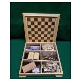 Checker/Chess/Etc Board Game Set - New Checker/Chess/Etc Board Game Set - New