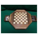 Checker/Chess Wooden Game Set - New