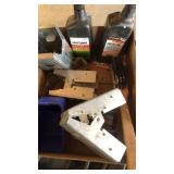 Box lot with Four Cycle Engine Oil Sawhorse Box lot with Four Cycle Engine Oil Sawhorse