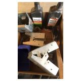 Box lot with Four Cycle Engine Oil Sawhorse