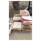 Pallet of ceramic tile various sizes Pallet of ceramic tile various sizes