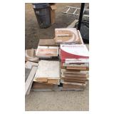 Pallet of ceramic tile various sizes