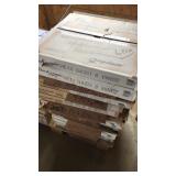 Pallet of assorted ceramic tile mostly 14" x 14" Pallet of assorted ceramic tile mostly 14" x 14"