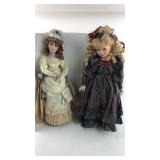 2- Porcelain Dolls 2- Porcelain Dolls