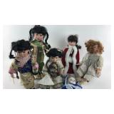Assorted Porcelain Dolls Assorted Porcelain Dolls