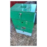 For metal boxes one with key For metal boxes one with key
