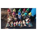 Pallet of garden gnomes