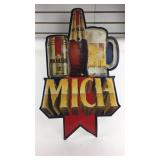 1990 Michelob Metal Sign 36" x 24" 1990 Michelob Metal Sign 36" x 24"