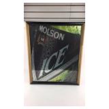 Molson Ice Poster Framed 22"x26" Molson Ice Poster Framed 22"x26"