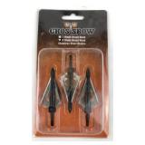 Four blade crossbow broadhead