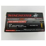 Winchester 17 Win Super Mag 20 Gr Rimfire Winchester 17 Win Super Mag 20 Gr Rimfire