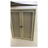 White Wicker Cabinet