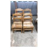 4 Small School Desk Chairs 4 Small School Desk Chairs