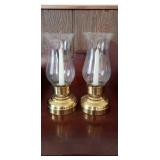 2- Brass Candle Holders