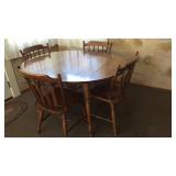 Temple Stuart Drop Leaf Table w/4Chairs