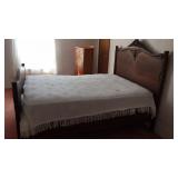 Oak Full Size Bed - 52" H