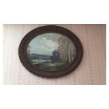 Oval Framed Print