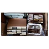 Cassette and 8 Track Tapes - 3 Boxes