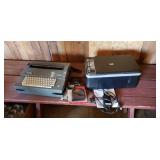 HP Printer and Smith Corona Typewriter