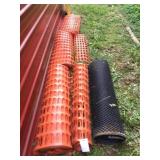 6 Partial Rolls Snow Fence- 6 Partial Rolls Snow Fence-