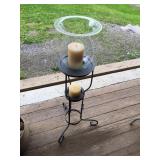 Wrought Iron Candle Stand