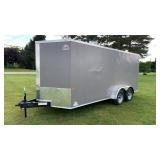 New-2022 Rock Solid Enclosed Cargo 7x16 Trailer