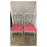 2- Wrought Iron Chairs
